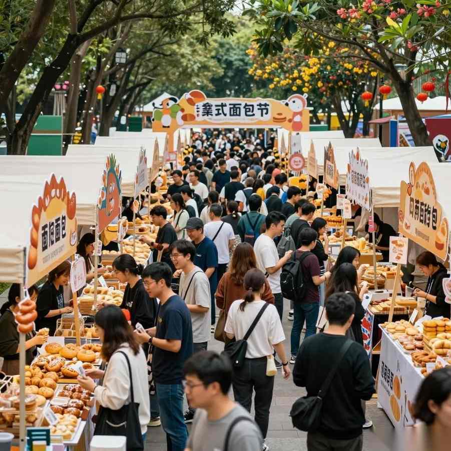 佛山顺联公园里膨胀面包节2024全国首站！100+人气面包大赏！