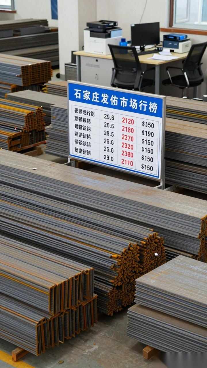 石家庄建筑钢材价格稳步上行 需求回暖带动市场走强